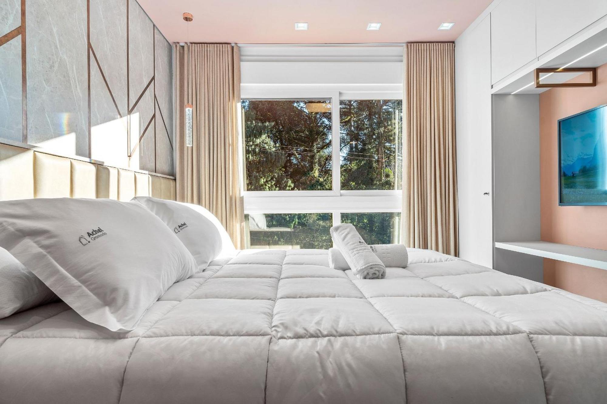 Apartamento Bellagio 2 Suites E Piscina By Achei 卡内拉 外观 照片