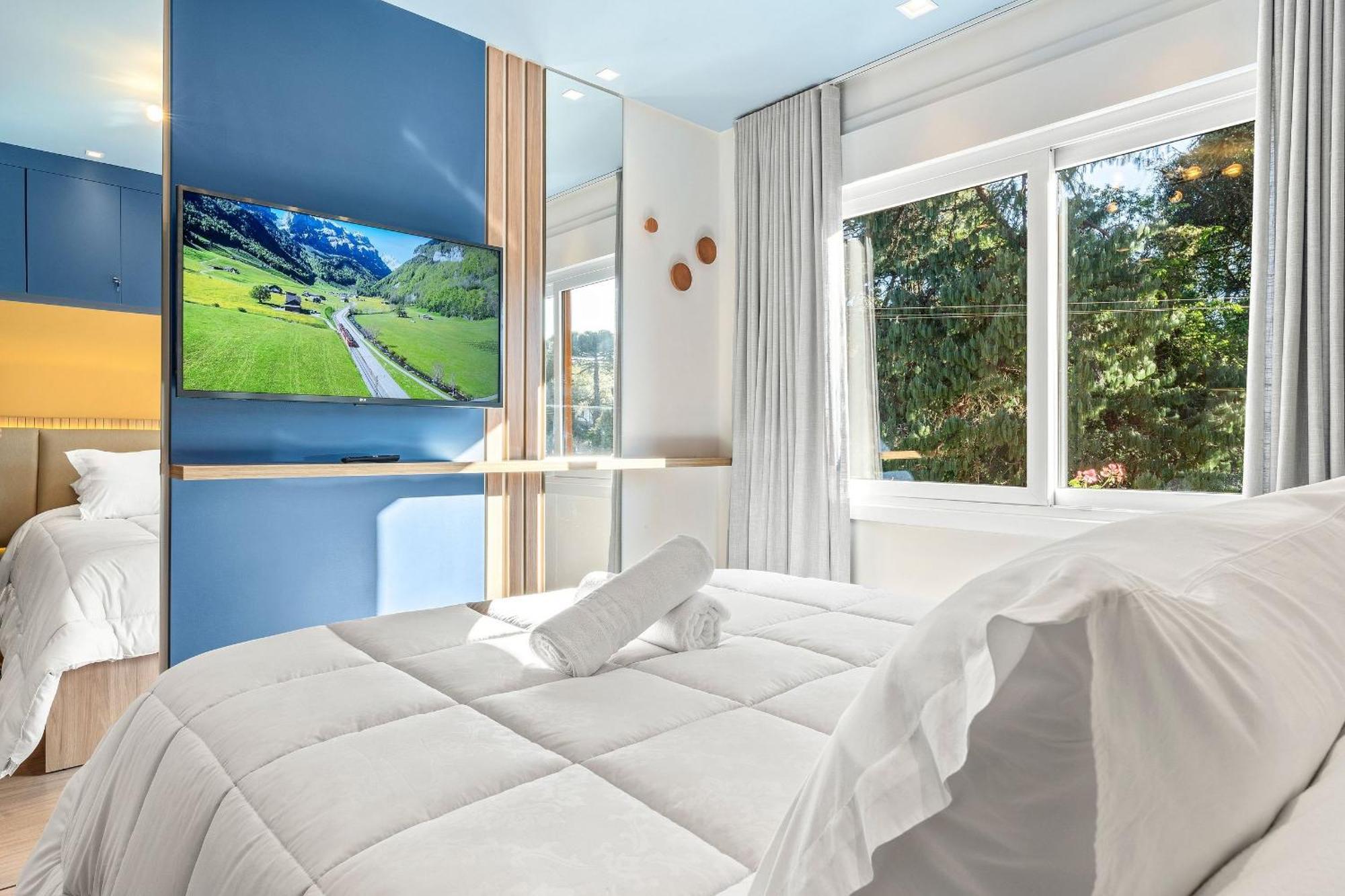 Apartamento Bellagio 2 Suites E Piscina By Achei 卡内拉 外观 照片